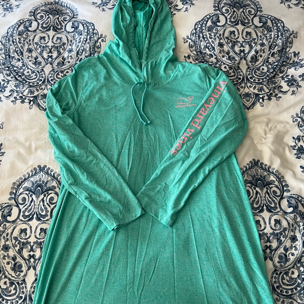 Womens vineyard vines performance beach coverup dress size XL